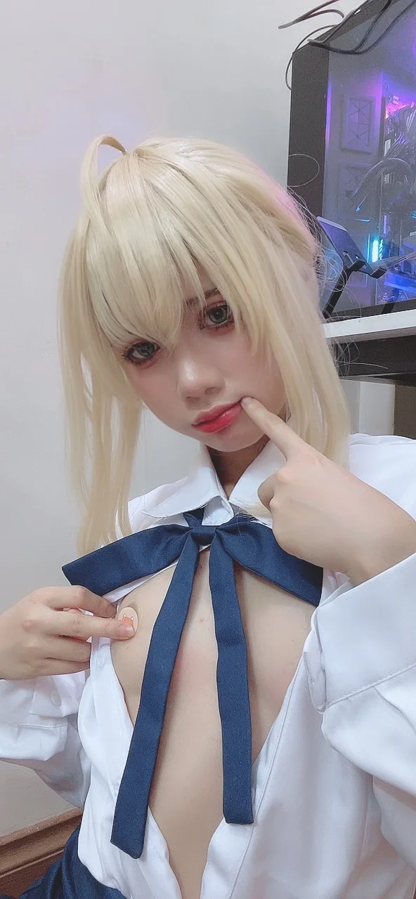 PoppaChan - Artoria Pendragon (Fate) [124P,10V-849MB] tg@simisebaisi 【丝足阁】116.webp